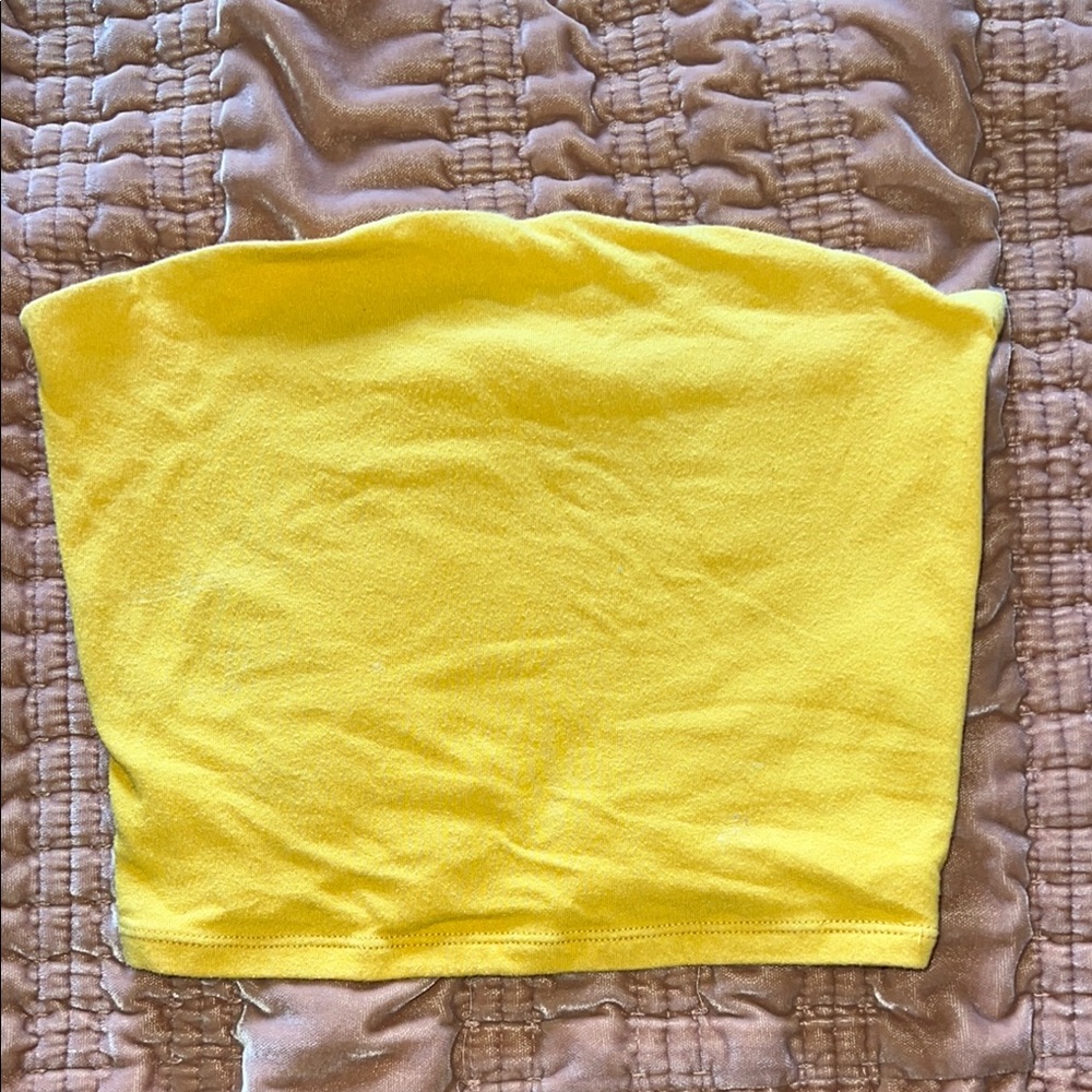 Garage Yellow Tube Top